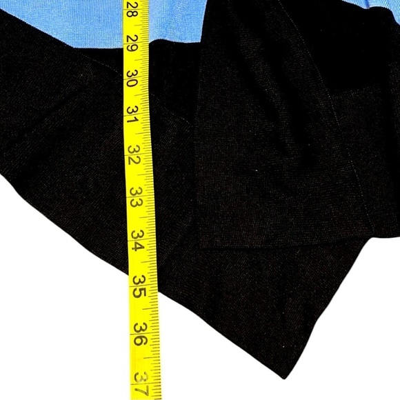 Misook Geometric Print Open Cardigan - Picture 8 of 10